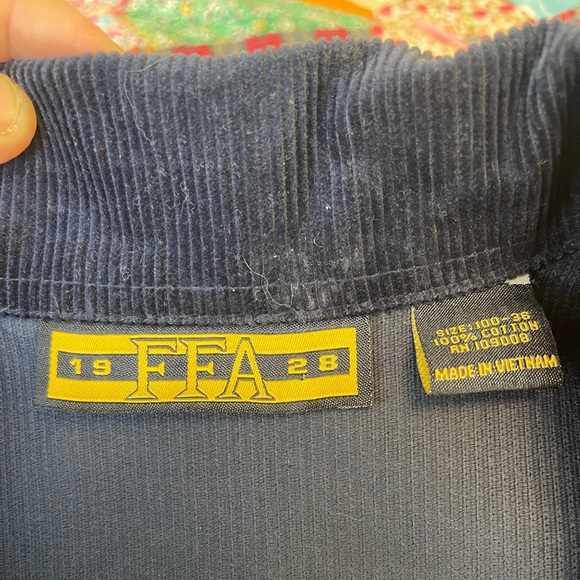 🍄SOLD🍄 Alaska FFA Agricultural Education corduroy zip jacket - Picture 5 of 5